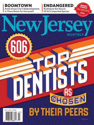 New Jersey Monthly 2016 cover featuring Top Dentists