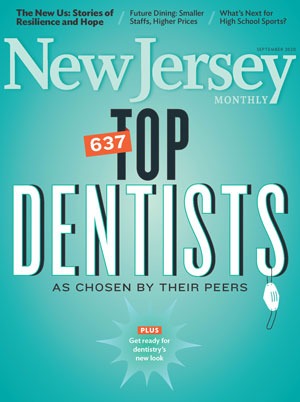 New Jersey Monthly 2020 cover featuring Top Dentists
